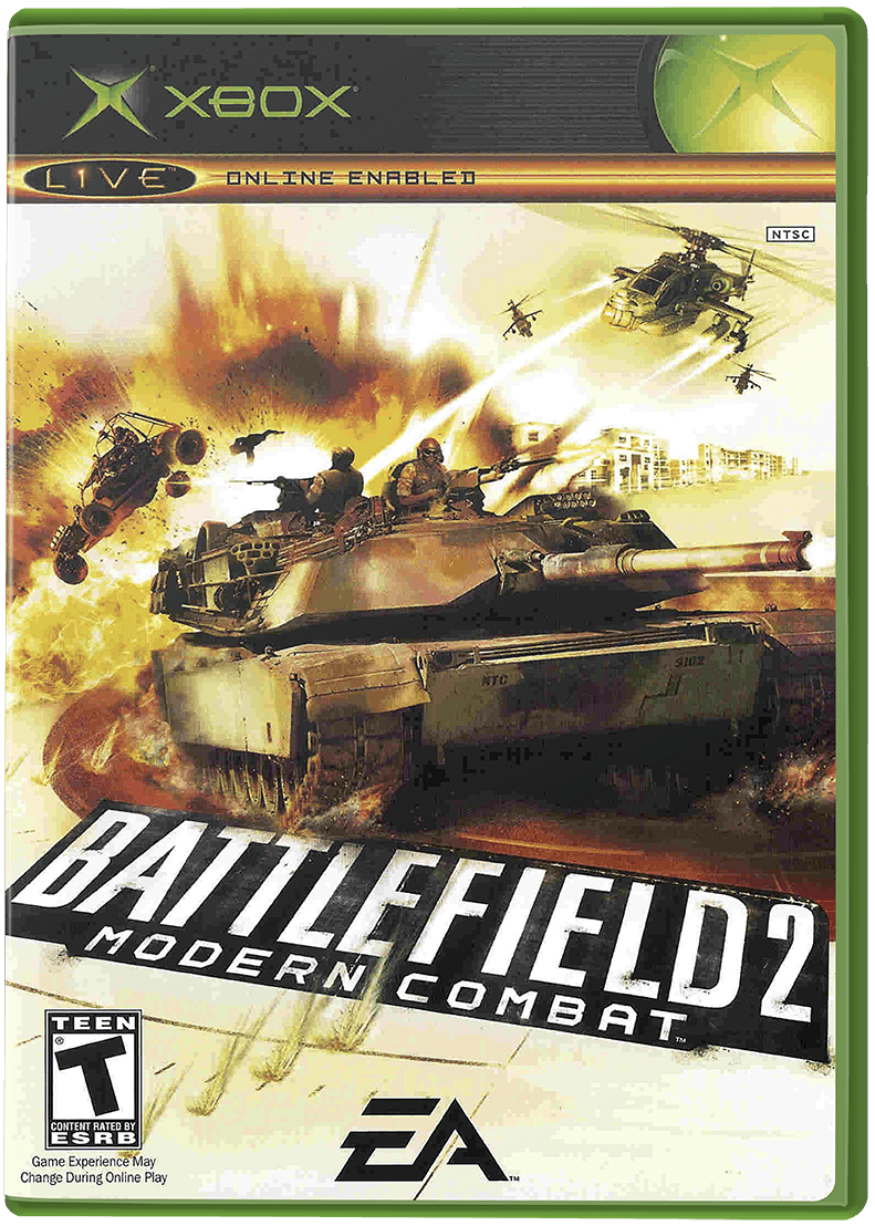 Battlefield 2 Modern Combat box art for Xbox